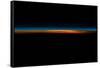 Sunrise sunset over Philippine Sea seen from satellite-null-Framed Stretched Canvas