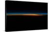 Sunrise sunset over Philippine Sea seen from satellite-null-Stretched Canvas