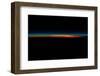 Sunrise sunset over Philippine Sea seen from satellite-null-Framed Premium Photographic Print