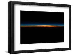 Sunrise sunset over Philippine Sea seen from satellite-null-Framed Premium Photographic Print