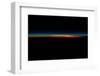 Sunrise sunset over Philippine Sea seen from satellite-null-Framed Photographic Print