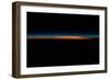 Sunrise sunset over Philippine Sea seen from satellite-null-Framed Photographic Print