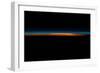 Sunrise sunset over Philippine Sea seen from satellite-null-Framed Photographic Print