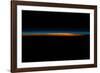 Sunrise sunset over Philippine Sea seen from satellite-null-Framed Photographic Print