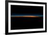 Sunrise sunset over Philippine Sea seen from satellite-null-Framed Photographic Print