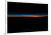 Sunrise sunset over Philippine Sea seen from satellite-null-Framed Photographic Print