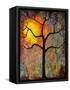 Sunrise Sunset Tree-Blenda Tyvoll-Framed Stretched Canvas