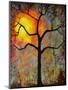 Sunrise Sunset Tree-Blenda Tyvoll-Mounted Art Print