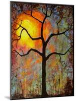 Sunrise Sunset Tree-Blenda Tyvoll-Mounted Art Print