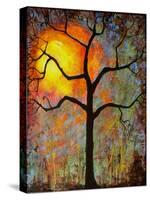 Sunrise Sunset Tree-Blenda Tyvoll-Stretched Canvas