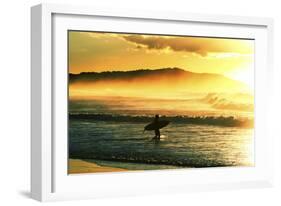 Sunrise Surf-Incredi-Framed Photographic Print