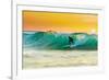 Sunrise Surfing-sw_photo-Framed Premium Photographic Print