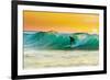 Sunrise Surfing-sw_photo-Framed Premium Photographic Print