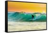 Sunrise Surfing-sw_photo-Framed Stretched Canvas