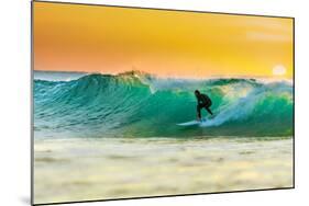 Sunrise Surfing-sw_photo-Mounted Photographic Print