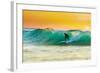 Sunrise Surfing-sw_photo-Framed Photographic Print