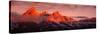 Sunrise, Teton Range, Grand Teton National Park, Wyoming, USA-null-Stretched Canvas