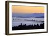 Sunrise through Morning Fog Adds Beauty to Happy Valley, Oregon, Pacific Northwest-Craig Tuttle-Framed Photographic Print