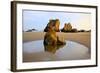 Sunrise Tide Pools at Low Tide, Bandon Beach, Oregon, USA-Craig Tuttle-Framed Photographic Print