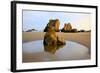 Sunrise Tide Pools at Low Tide, Bandon Beach, Oregon, USA-Craig Tuttle-Framed Photographic Print