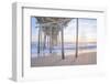 Sunrise Under Pier 2-null-Framed Photographic Print