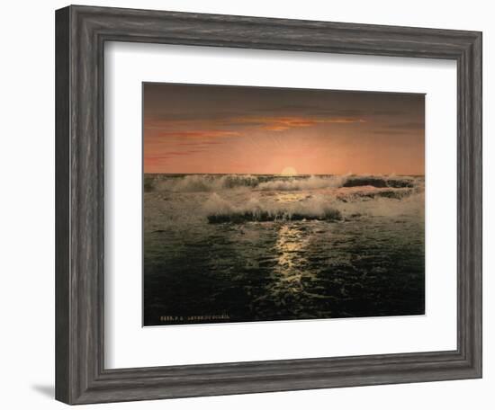 Sunrise, Ventimiglia, Rivier, C.1890-1900-null-Framed Giclee Print