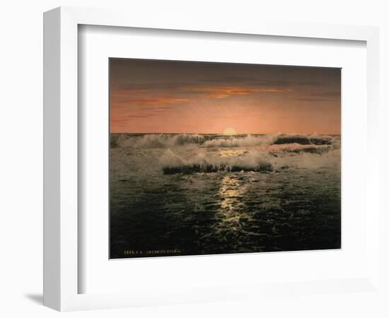 Sunrise, Ventimiglia, Rivier, C.1890-1900-null-Framed Giclee Print