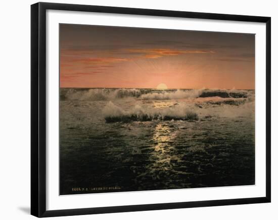 Sunrise, Ventimiglia, Rivier, C.1890-1900-null-Framed Giclee Print