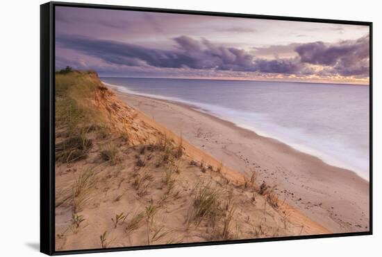 Sunrise View from the Marconi Station Site , Wellfleet, Massachusetts-Jerry and Marcy Monkman-Framed Stretched Canvas