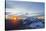 Sunrise View of Monte Rosa from the Matterhorn, Zermatt, Valais, Swiss Alps, Switzerland, Europe-Christian Kober-Stretched Canvas