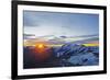 Sunrise View of Monte Rosa from the Matterhorn, Zermatt, Valais, Swiss Alps, Switzerland, Europe-Christian Kober-Framed Photographic Print