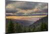 Sunrise view of Oconaluftee Valley, Great Smoky Mountains National Park, North Carolina-Adam Jones-Mounted Photographic Print