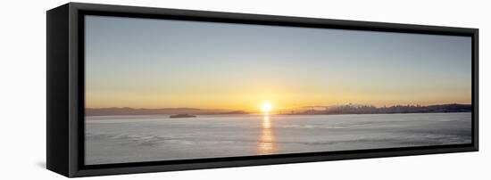 Sunrise Vista on the Bay-Alan Blaustein-Framed Stretched Canvas