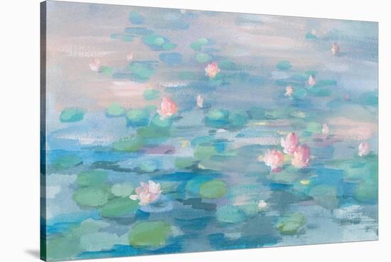 Sunrise Waterlilies Crop-Danhui Nai-Stretched Canvas