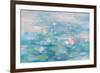 Sunrise Waterlilies Crop-Danhui Nai-Framed Art Print