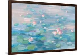 Sunrise Waterlilies Crop-Danhui Nai-Framed Art Print