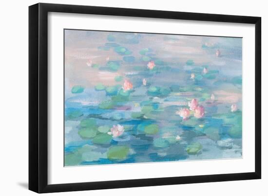 Sunrise Waterlilies Crop-Danhui Nai-Framed Art Print