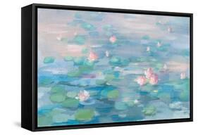 Sunrise Waterlilies Crop-Danhui Nai-Framed Stretched Canvas