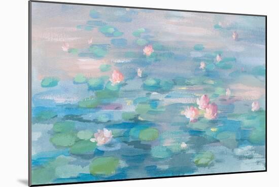 Sunrise Waterlilies Crop-Danhui Nai-Mounted Premium Giclee Print