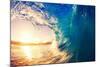 Sunrise Wave, Tropical Island Atoll, Nature Untouched Paradise-EpicStockMedia-Mounted Photographic Print