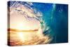 Sunrise Wave, Tropical Island Atoll, Nature Untouched Paradise-EpicStockMedia-Stretched Canvas