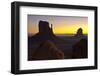 Sunrise, West and East Mitten, Monument Valley, Arizona-Michel Hersen-Framed Photographic Print