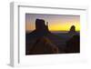 Sunrise, West and East Mitten, Monument Valley, Arizona-Michel Hersen-Framed Photographic Print