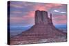 Sunrise, West Mitten Butte, Monument Valley Navajo Tribal Park, Utah, United States of America, Nor-Richard Maschmeyer-Stretched Canvas