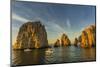 Sunrise with Fishing Boats at Land's End, Cabo San Lucas, Baja California Sur-Michael Nolan-Mounted Photographic Print