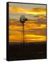 Sunrise with Windmill, Cimarron, New Mexico, USA-Maresa Pryor-Framed Stretched Canvas