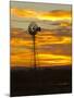 Sunrise with Windmill, Cimarron, New Mexico, USA-Maresa Pryor-Mounted Premium Photographic Print