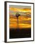 Sunrise with Windmill, Cimarron, New Mexico, USA-Maresa Pryor-Framed Photographic Print