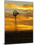 Sunrise with Windmill, Cimarron, New Mexico, USA-Maresa Pryor-Mounted Photographic Print