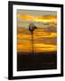 Sunrise with Windmill, Cimarron, New Mexico, USA-Maresa Pryor-Framed Photographic Print